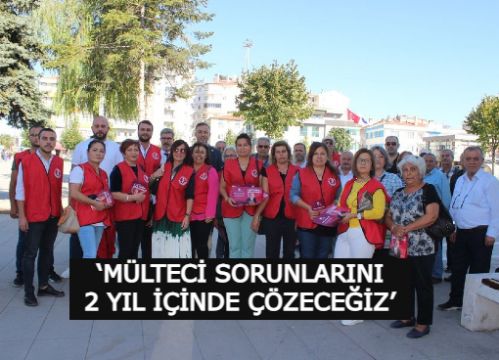 Kemal Kılıçdaroğlu gönüllüleri sahada