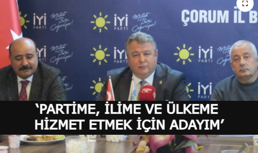Muhsin Kocasaraç, İyi Parti İl Başkanlığına adaylığını açıkladı