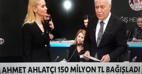 AHMET AHLATCI'DAN TOPLAM 150 MİLYON 