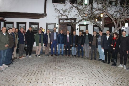 LÜTFİ AKCA, ÇORUM BASINI İLE BULUŞTU