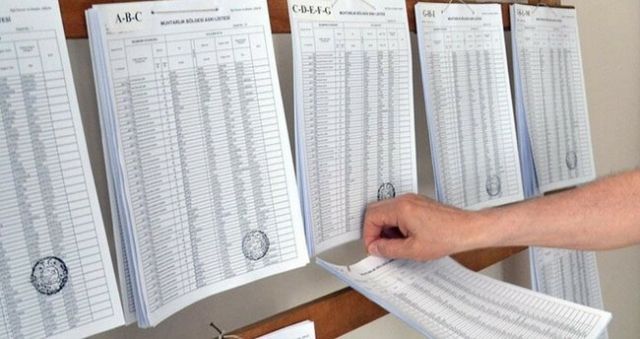 SEÇMEN LİSTELERİ ASKIYA ÇIKTI