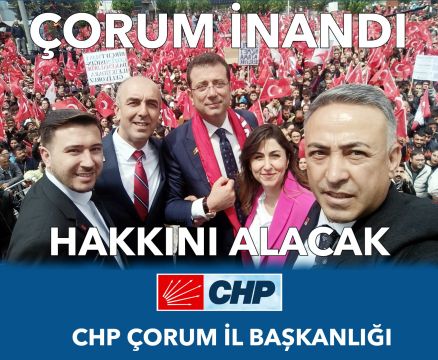 TEŞEKÜRLER ÇORUM