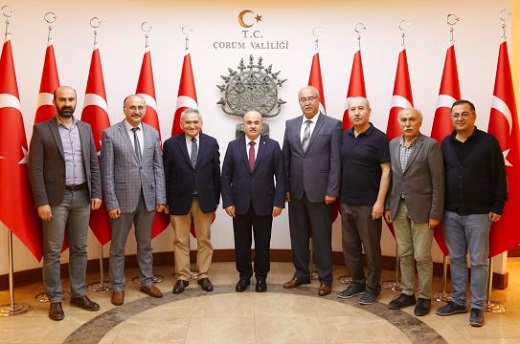 GAZETECİLER CEMİYETİ’NDEN, VALİ DAĞLI'YA ZİYARET