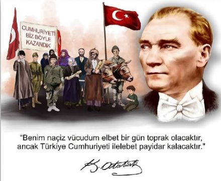 CUMHURİYETİMİZİN 100. YILI KUTLU OLSUN!