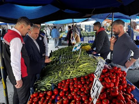 Çarşamba Pazarı’nda 'hijyen' denetimi