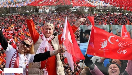 AK Parti düşüşte, CHP yükselişte