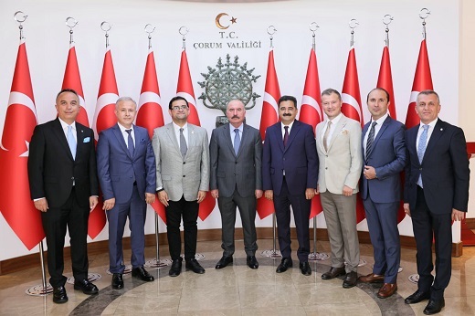 İş insanlarından Vali Çalgan'a ziyaret