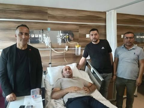 Resul Yiğitoğlu’na geçmiş olsun ziyareti