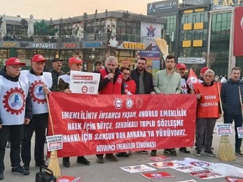 DİSK Emekli Sen Üyeleri Çorum