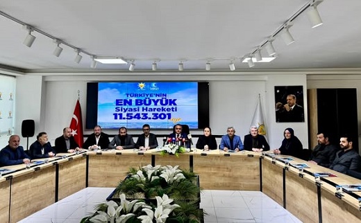 AK Parti Çorum’da üye sayısını artırdı