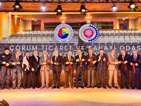 Çorum TSO Kültür ve Konferans Salonu açıldı
