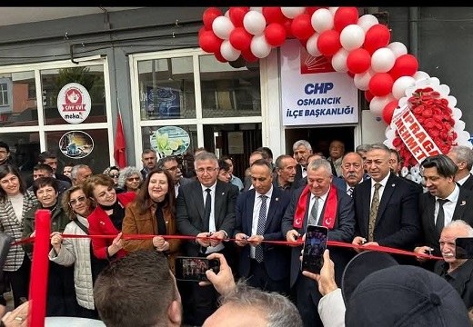 Osmancık'ta CHP binasına görkemli açılış