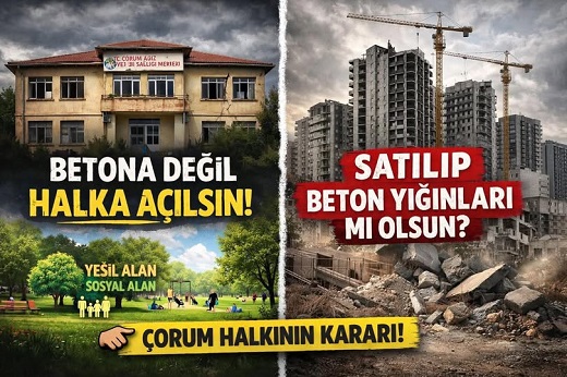 'Eski diş hastanesi alanı betona teslim edilmesin'