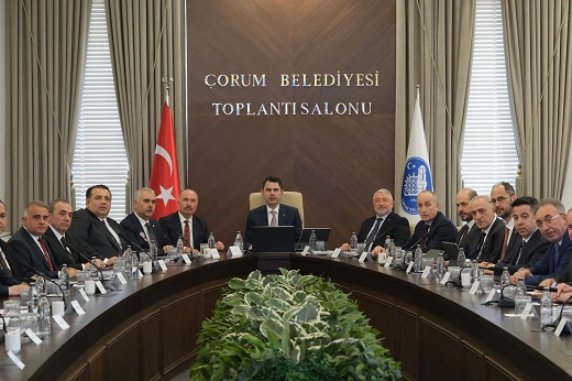 Çorum'un beklentileri Bakan Kurum'a iletildi