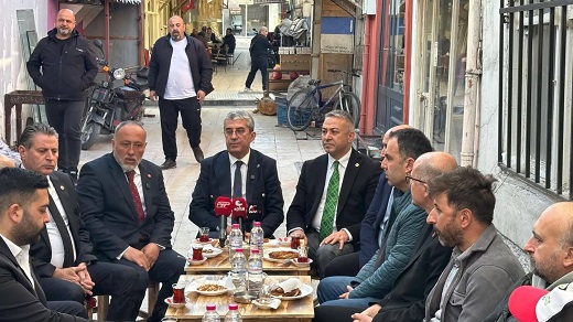 CHP Heyeti, esnafa destek için Çorum'da