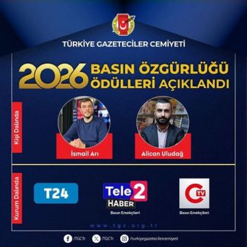 TGC Basın Özgürlüğü Ödülleri Açıklandı