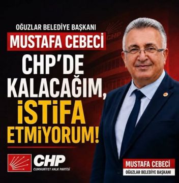 Oğuzlar Belediye Başkanı Cebeci tavrını açıkladı
