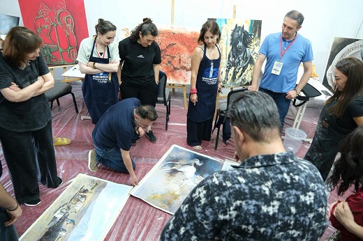 8.Uluslararası sanat çalıştayı Çorum'da başladı