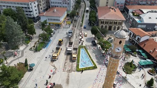 Gazi Caddesi'nin asfaltlanması 1 hafta sürecek