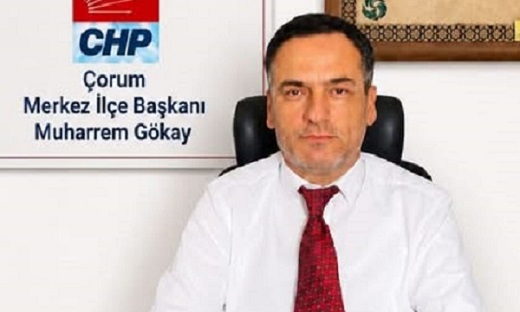 CHP'de Merkez İlçe Başkanı Muharrem Gökay
