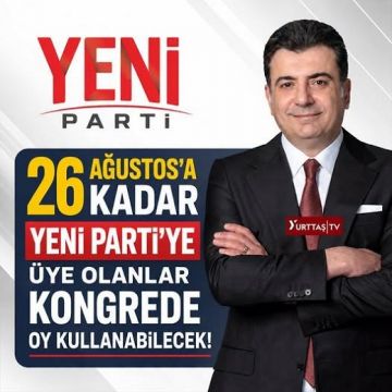 Yeni Parti'de kongre süreci başlıyor
