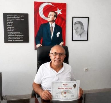 Çorumlu genç avukata başarı belgesi