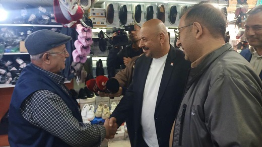 CHP Heyeti, Arasta esnafını dinledi