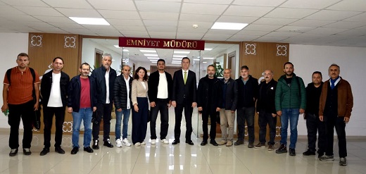 Yeni Emniyet Müdürü Erkol, basınla buluştu