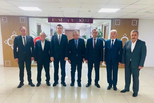 Başkan Canbek'ten Erkol ve Kaya'ya hayırlı olsun ziyareti